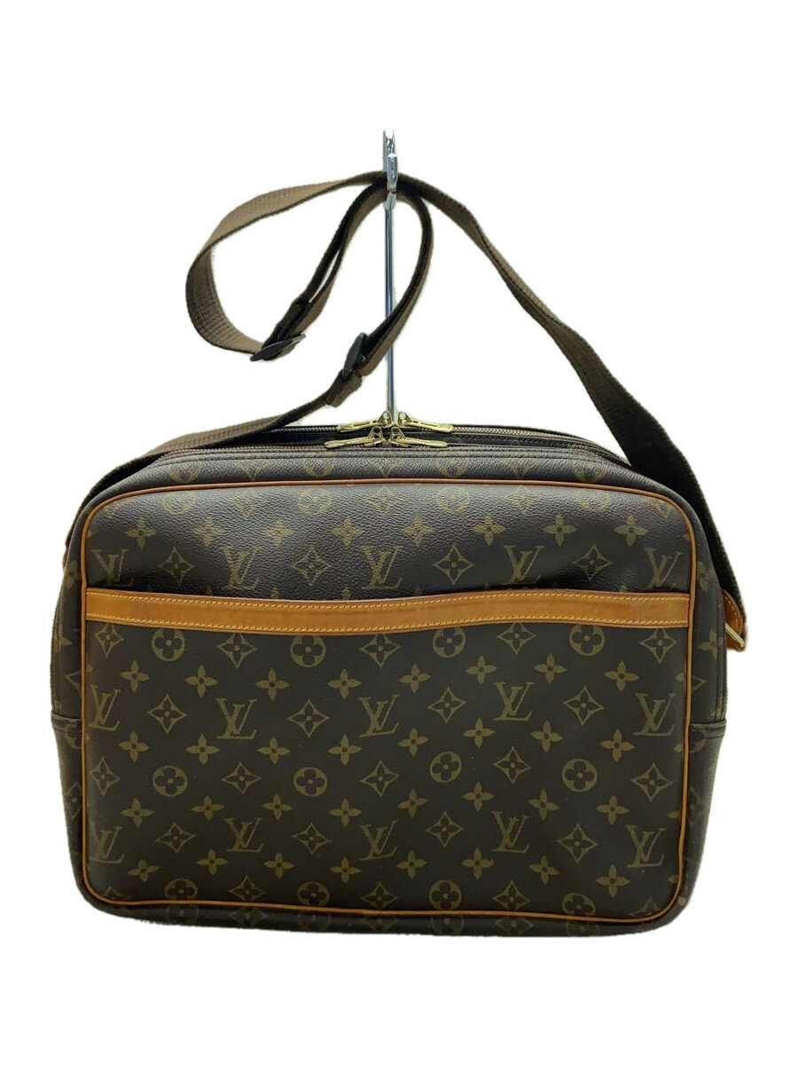 【中古】LOUIS VUITTON◆特派員GM_モノグラム・帆布_BRW/PVC/BRW【御徒面子】