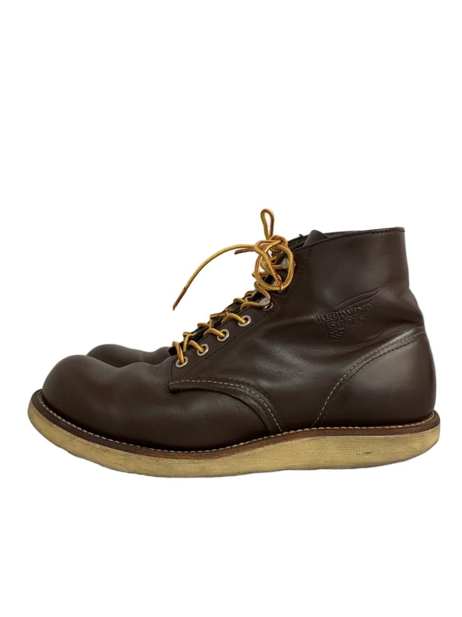 【中古】RED WING◆レースアップブーツ・6インチクラシックプレーントゥ/26cm/ブラウン【シューズ】｜2ｎｄ STREET 店