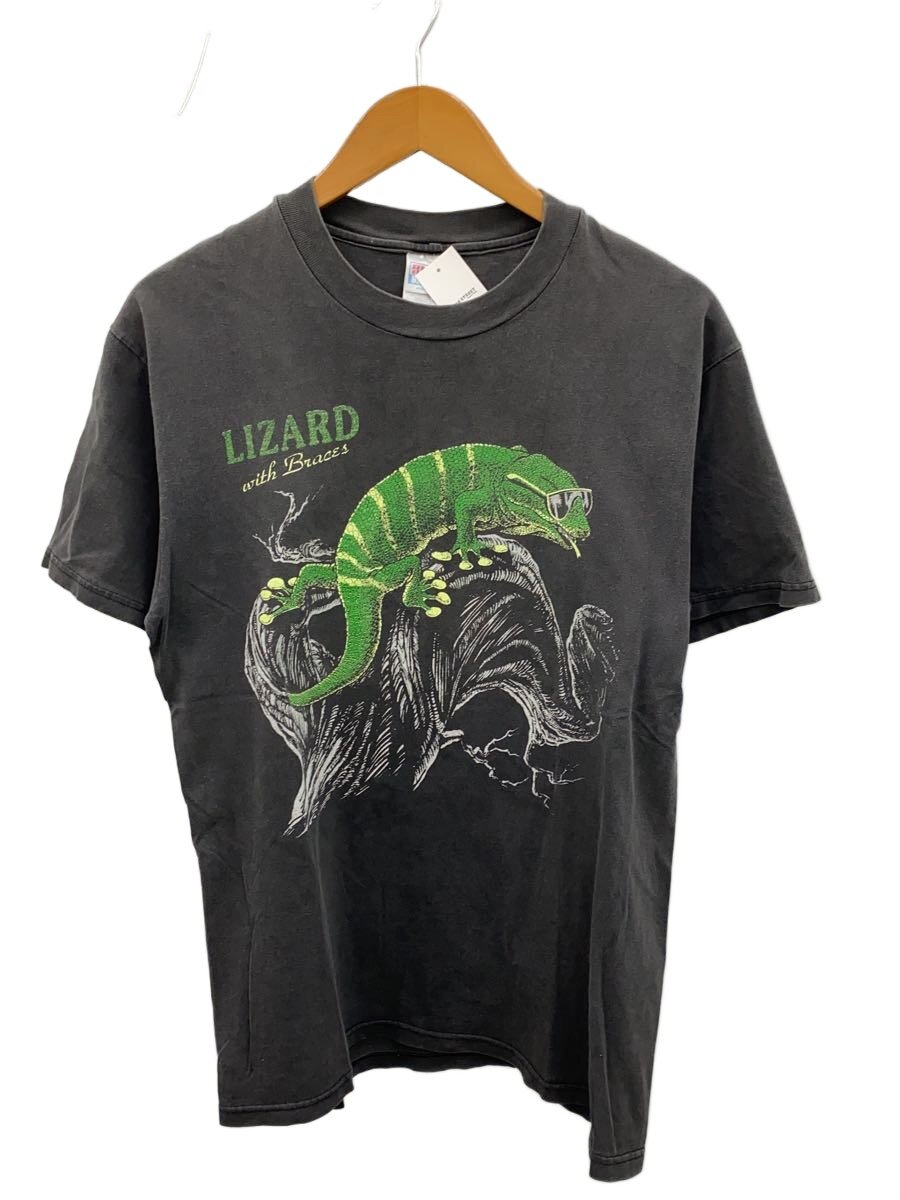 【中古】Hanes◆Tシャツ/M/コットン/BLK/LIZARD/00s【メンズウェア】|2nd STREET 店