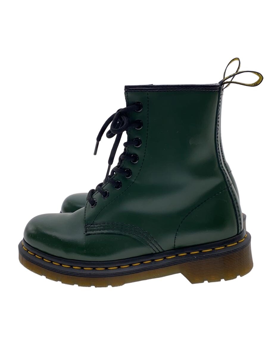 【中古】Dr.Martens◆レースアップブーツ/UK4/GRN/レザー【シューズ】｜2ｎｄ STREET 店