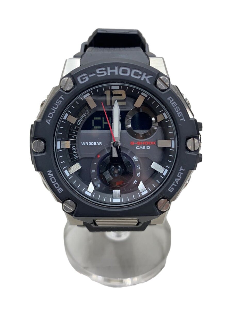 【中古】CASIO◆ソーラー腕時計_G-SHOCK/デジアナ/ラバー/BLK/BLK【服飾雑貨他】|2nd STREET 店