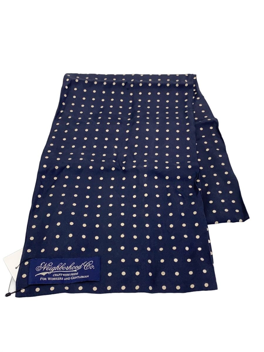 【中古】NEIGHBORHOOD◆14AW/DOT S-STOLE/--/NVY/一点/メンズ//【服飾雑貨他】
