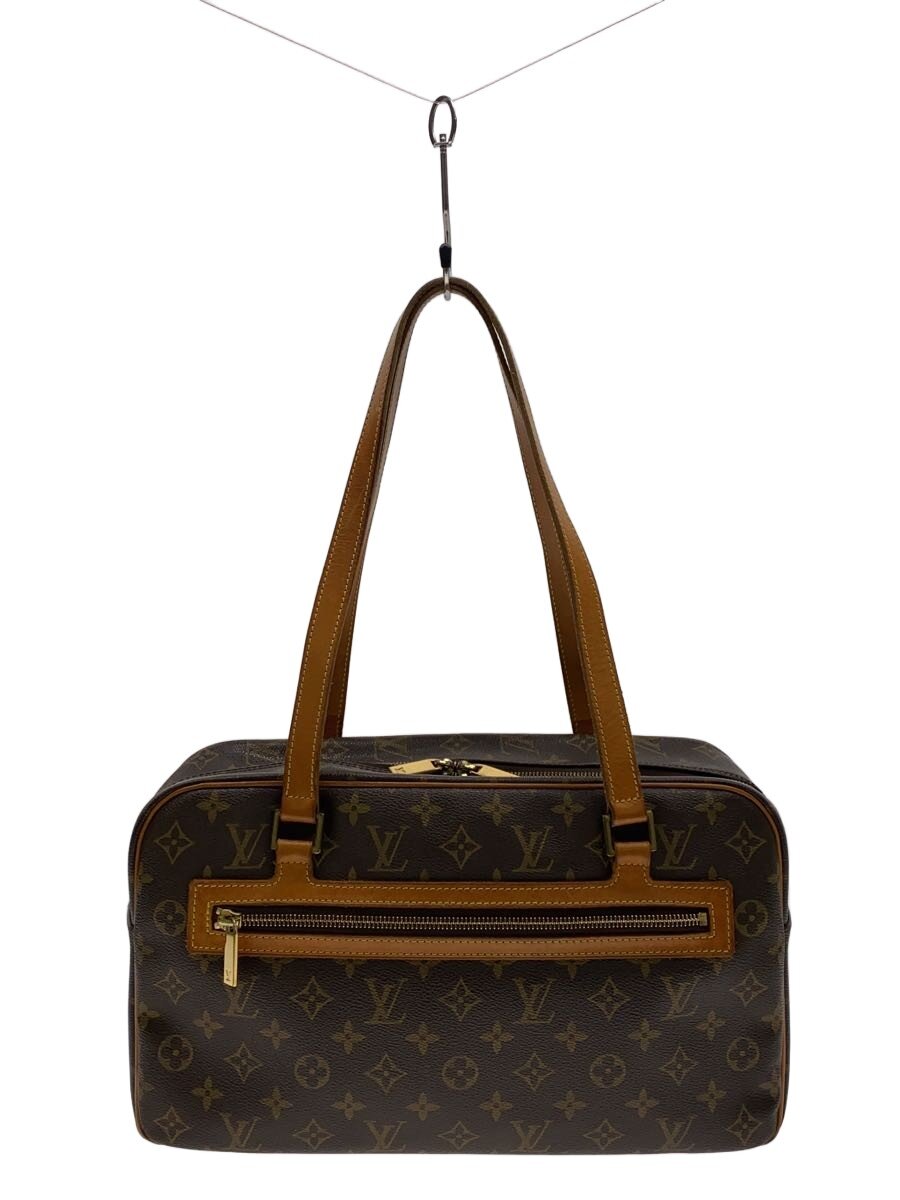 【中古】LOUIS VUITTON◆シテGM_モノグラム・帆布/PVC/BRW【御徒面子】