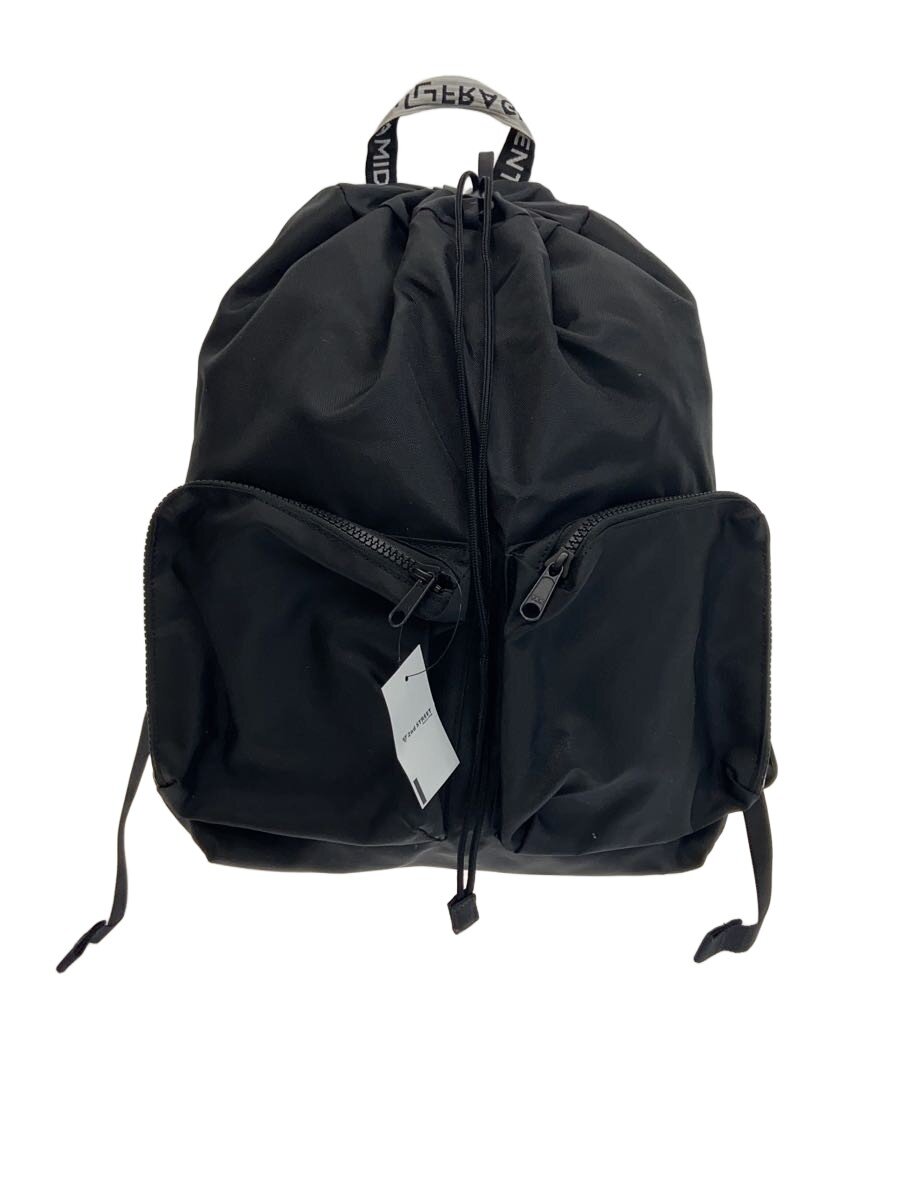 【中古】FRAGMENT◆RUCKSACK/背嚢/ポリエステル/BLK/擦れ有/汚れた状態有//【御徒面子】