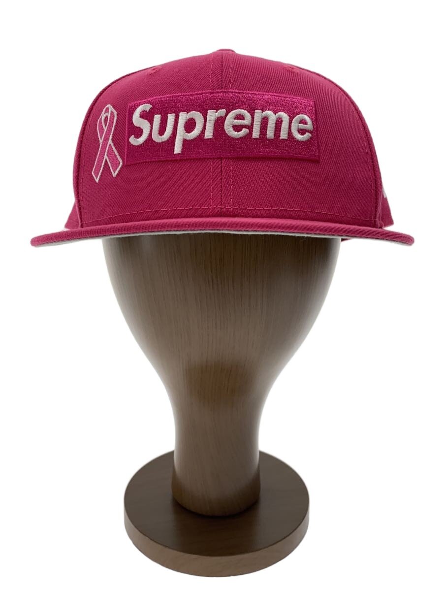 【中古】Supreme◆旗がしら/7 5/8/ポリエステル/PNK/メンズ【服飾雑貨他】