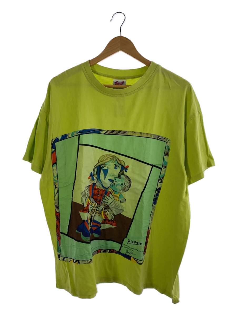 【中古】90S/プルオーバー/one/綿織物/緑であること/Picaso/作物T【メンズウェア】