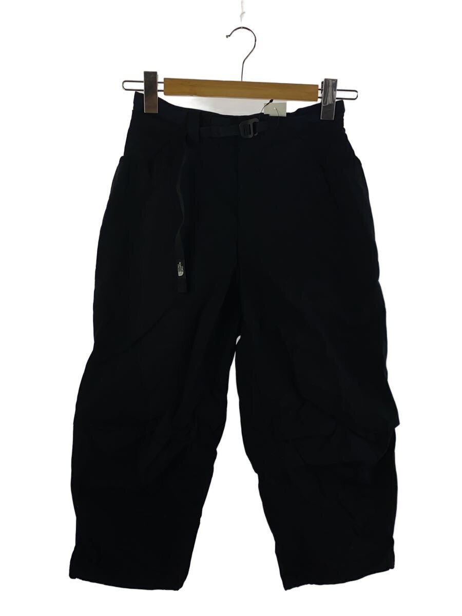 【中古】THE NORTH FACE◆8/10 ENRIDE PANT_8/10エンライドパンツ/S/ナイロン/BLK/無地【メンズウェア】