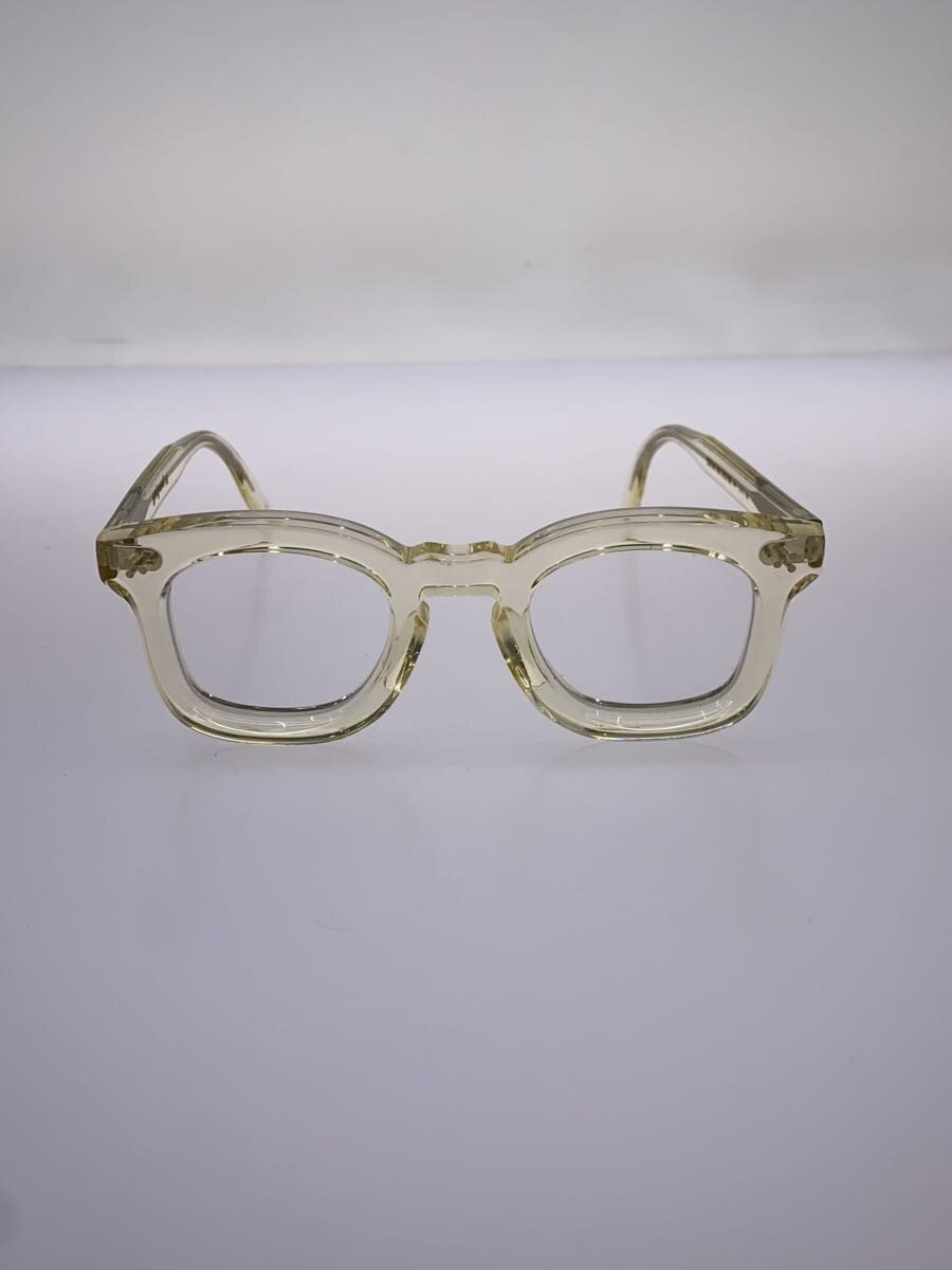 【中古】guepard◆眼鏡/ウェリントン/可塑性物質/YLW/CLR/メンズ/GP-17//【服飾雑貨他】