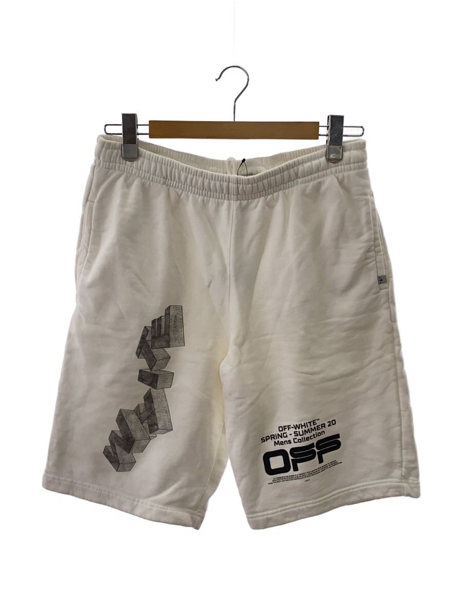 【中古】OFF-WHITE◆遊撃手ズボン下/L/綿織物/WHT/無地/OMCI006R20E30004【メンズウェア】