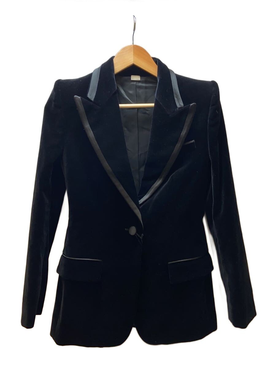 【中古】GUCCI◆Single-Breasted Velvet テーラードジャケット/38/コットン/BLK/673899 zahw8【レディースウェア】｜2ｎｄ STREET 店