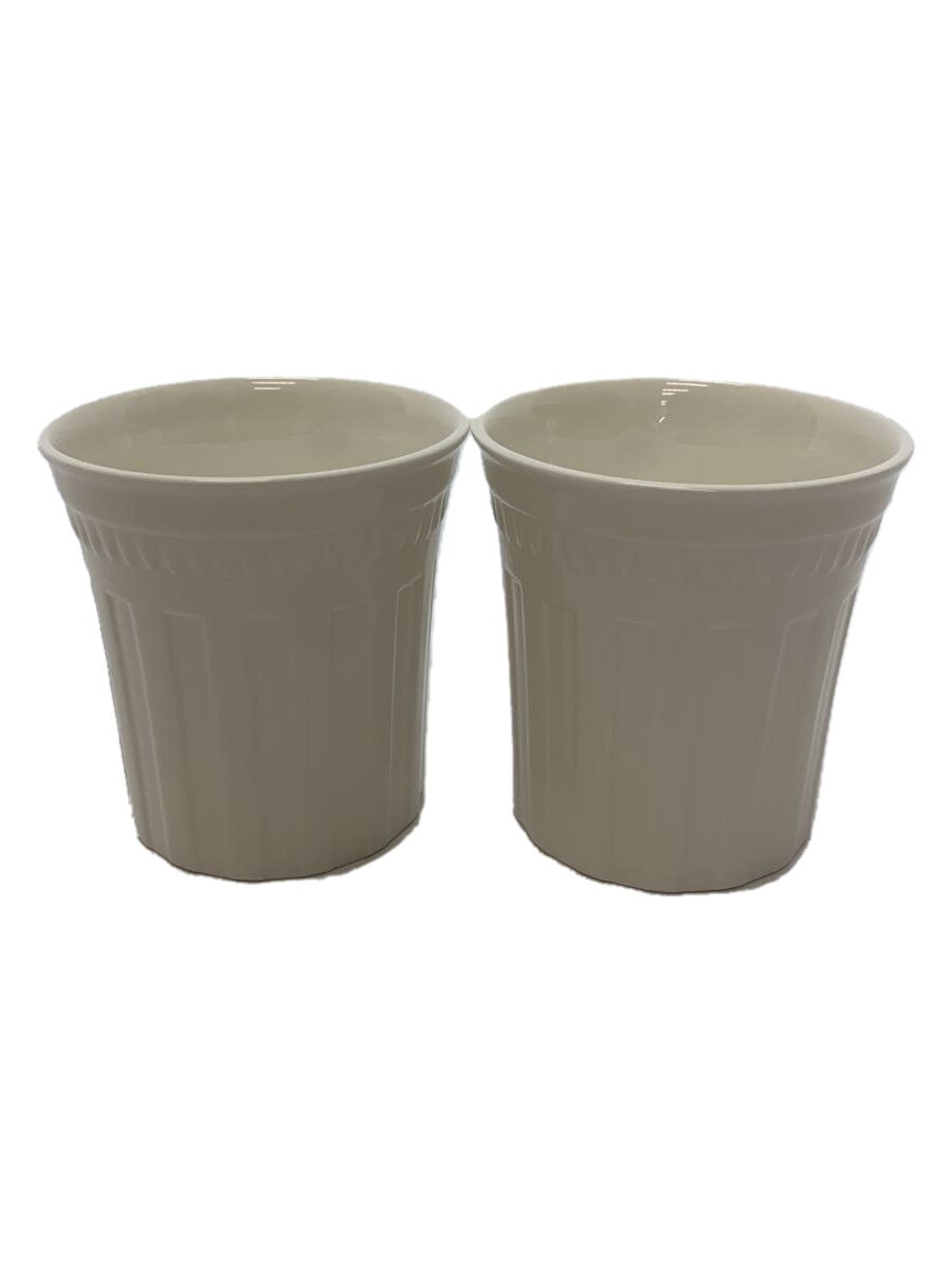 【中古】WEDGWOOD◆グラス/2点セット/WHT マグカップ/COLOSSEUM【キッチン用品】