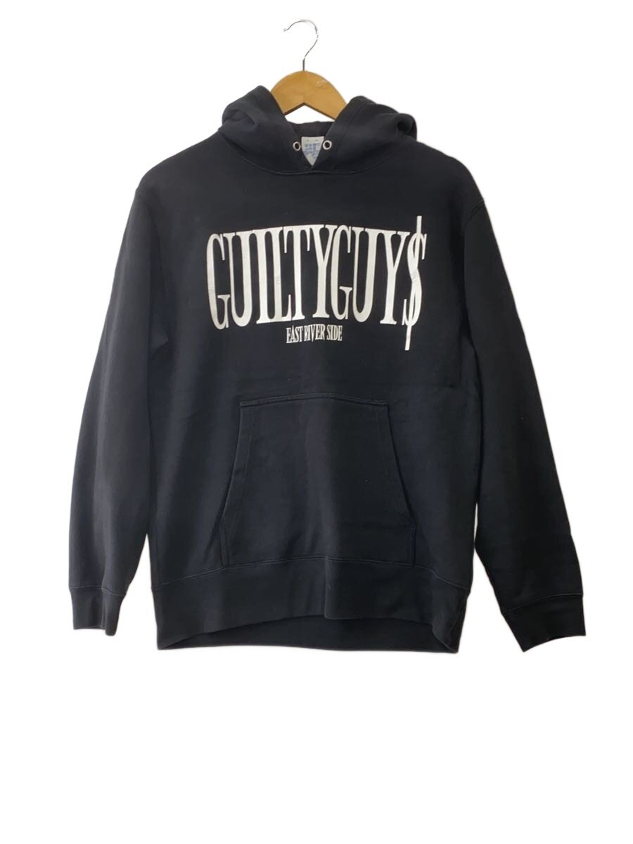 【中古】GUILTY GUYS◆パーカー/M/綿織物/BLK//【メンズウェア】