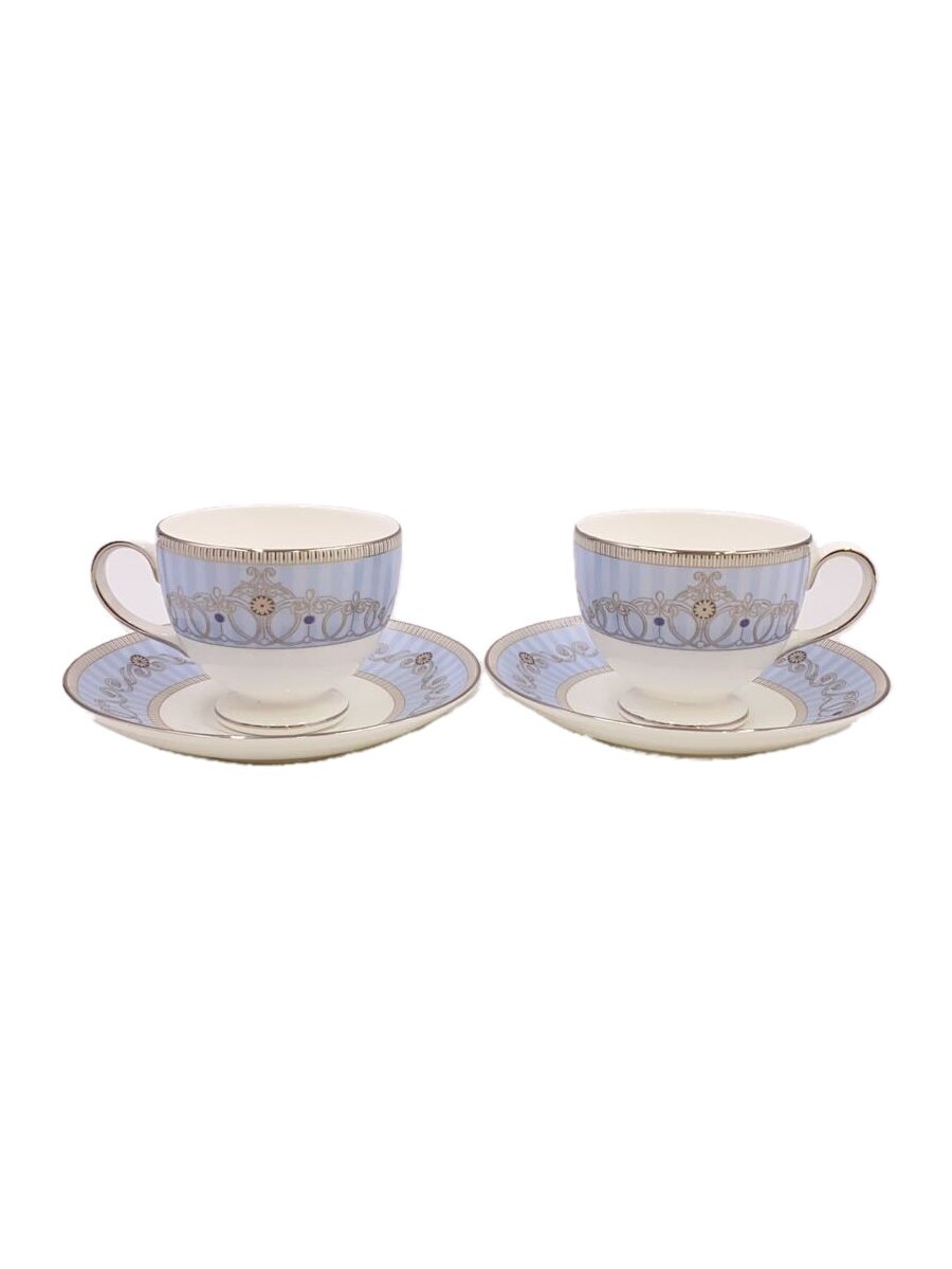 【中古】WEDGWOOD◆カップ&ソーサー/4点セット/BLU【キッチン用品】