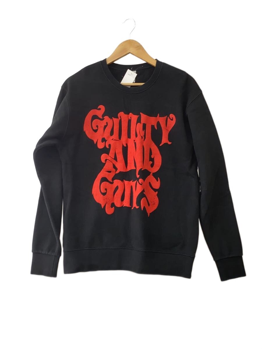 【中古】GUILTY GUYS◆神のことば情の籠もった/汗水/--/綿織物/BLK//【メンズウェア】