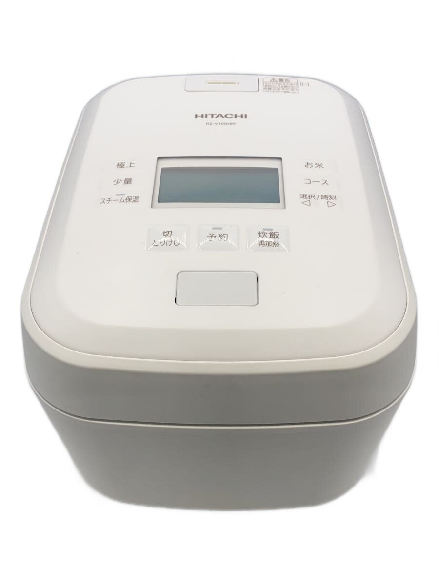 【中古】HITACHI◆炊飯器 RZ-V100HM(W)【家電・視覚性・オーディオ】