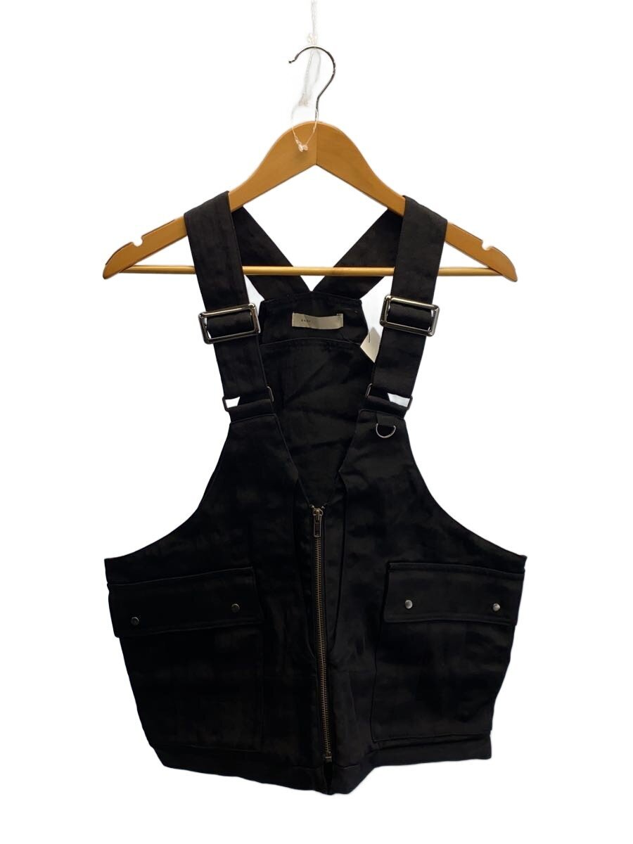 【中古】ENOF◆twill bag vest/より良い/FREE/ナイロン/BLK/無地//【レディース御召しもの】