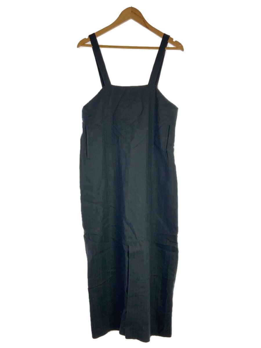 【中古】IENA◆24AW/リネン混Iラインジャンパースカート/36/リネン/BLK/24-040-900-5060-3-0【レディース御召しもの】