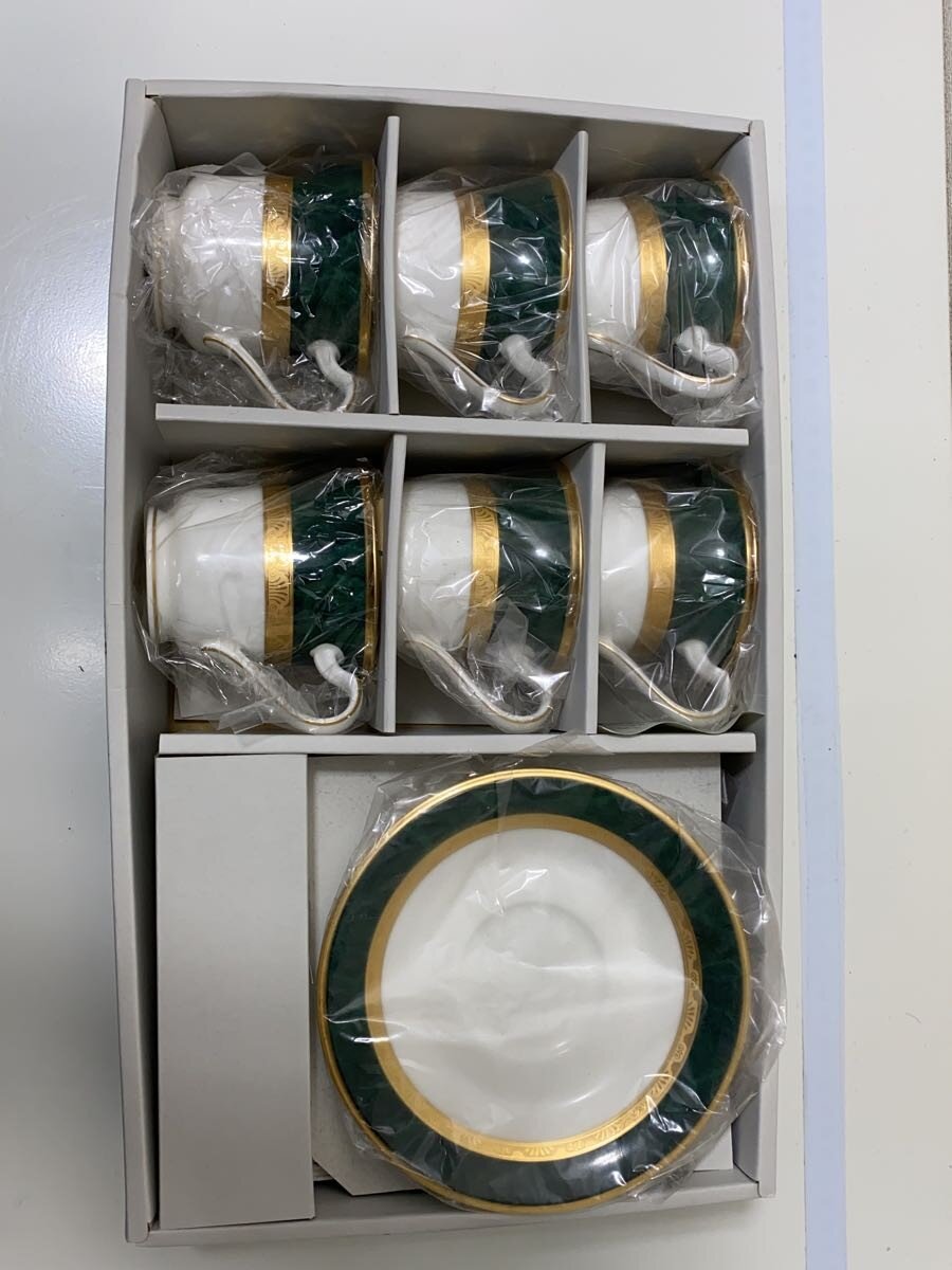 【中古】Noritake◆フィッツジェラルド/優勝杯\u0026平円盤/6点仕掛ける//【勝手もと属具】 カップ＆ソーサー-マグカップ・ティーカップ-キッチン用品・食器・調理器具