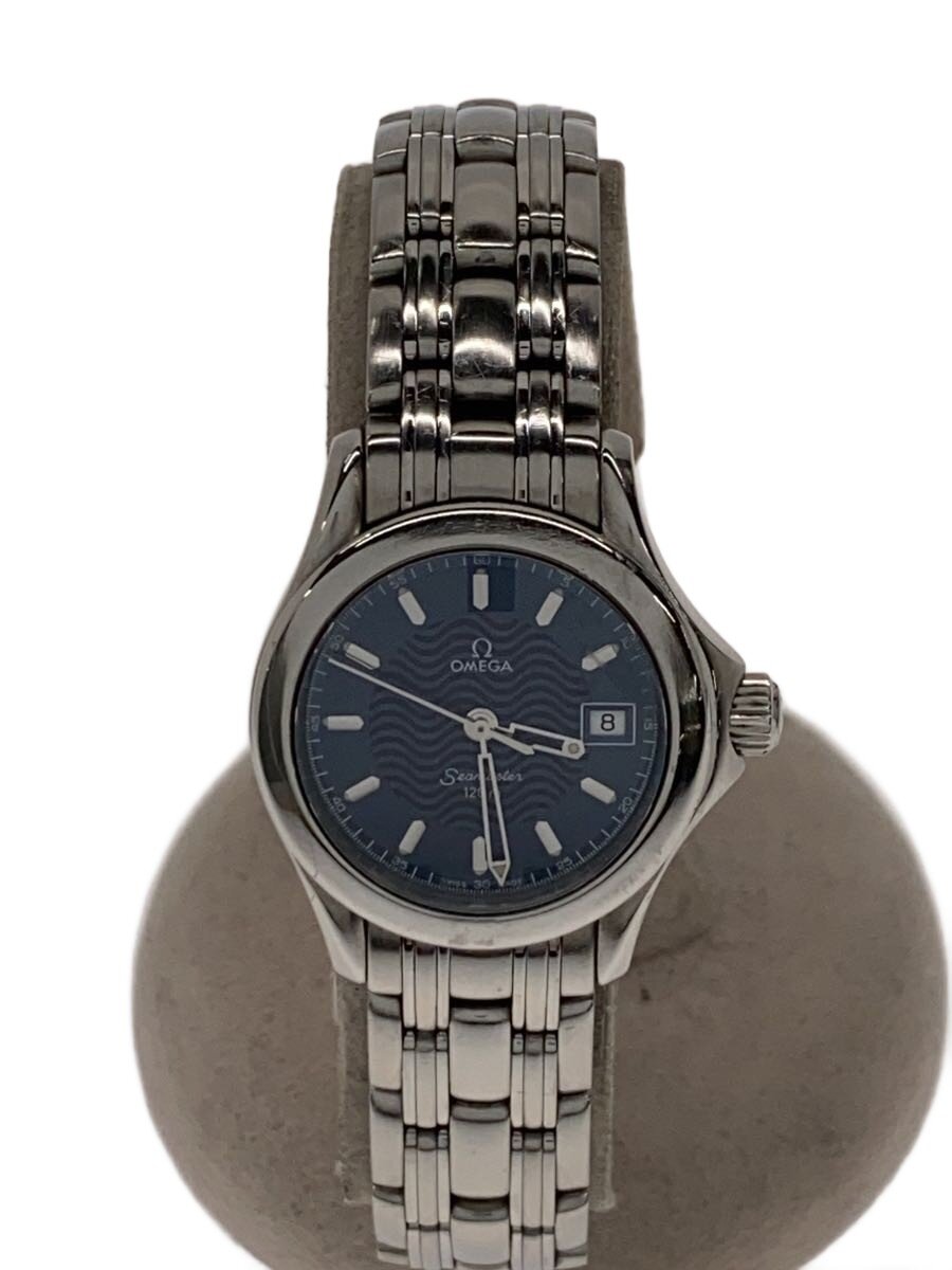 【中古】OMEGA◆シーマスター_120M_QZ_SS_26粍/アナログ/ステンレス鋼/BLU/SLV【服飾雑貨他】