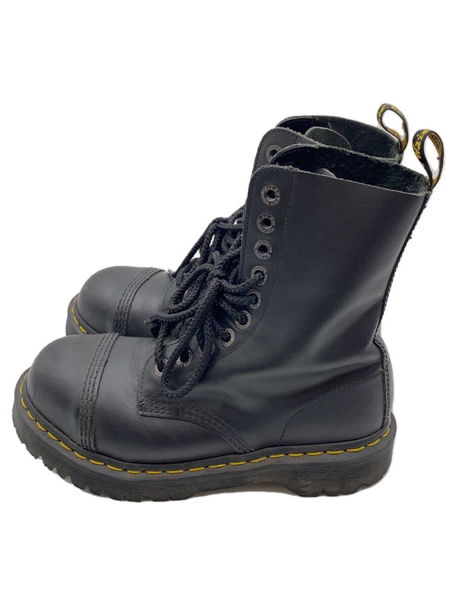 【中古】Dr.Martens◆レースアップブーツ/UK5/BLK/なめし革/10966【シューズ】