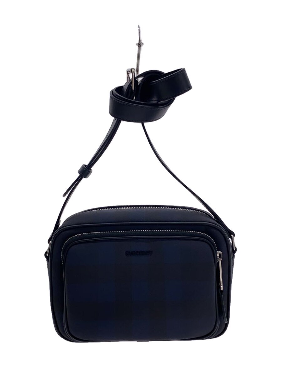 【中古】BURBERRY◆ショルダーバッグ/PVC/NVY/照合のしるし/80490941//【御徒面子】