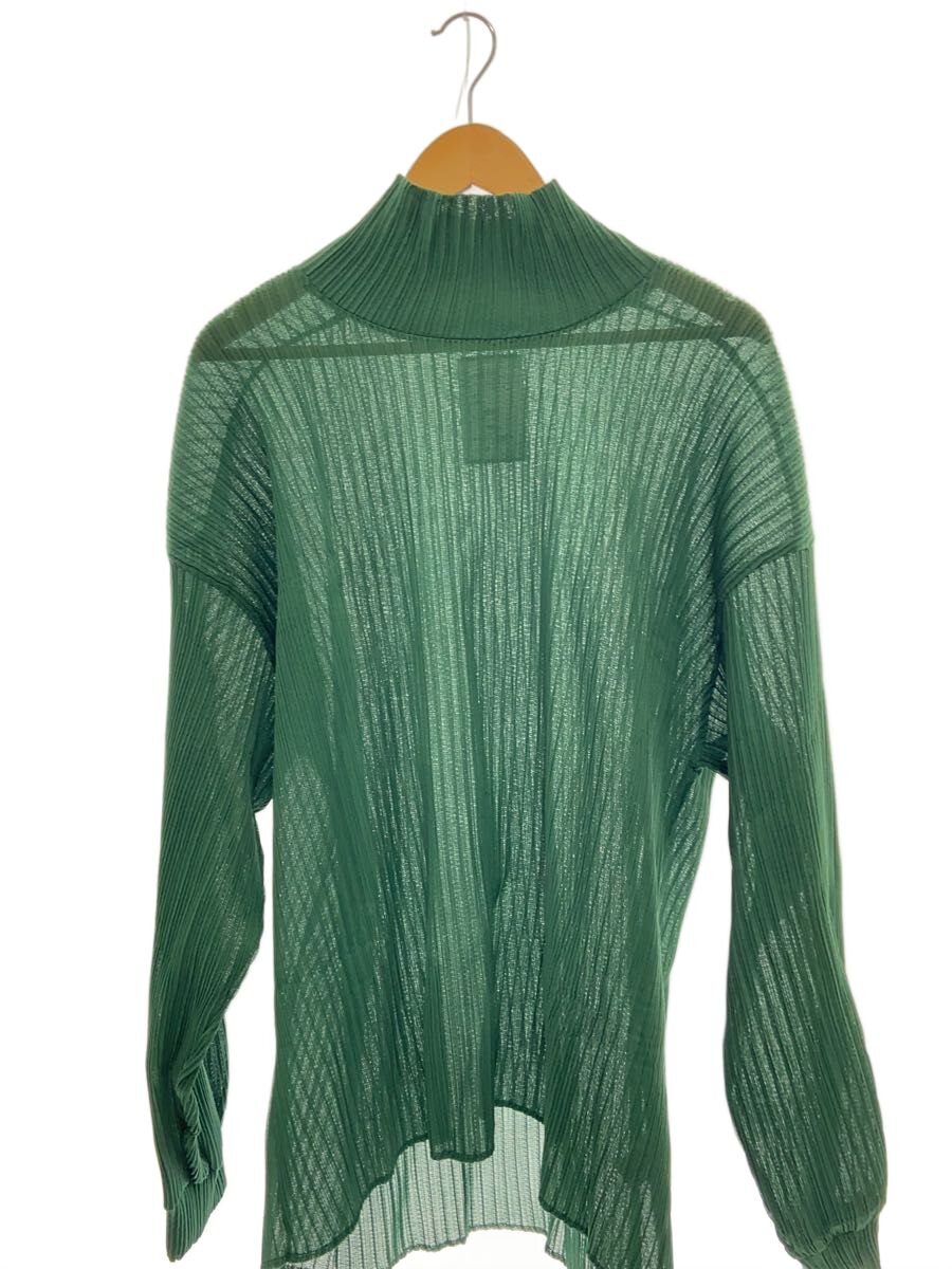 【中古】SHAREEF◆LEATS HIGH-NECK P/O/2/ポリエステル/GRN/22315053【メンズウェア】