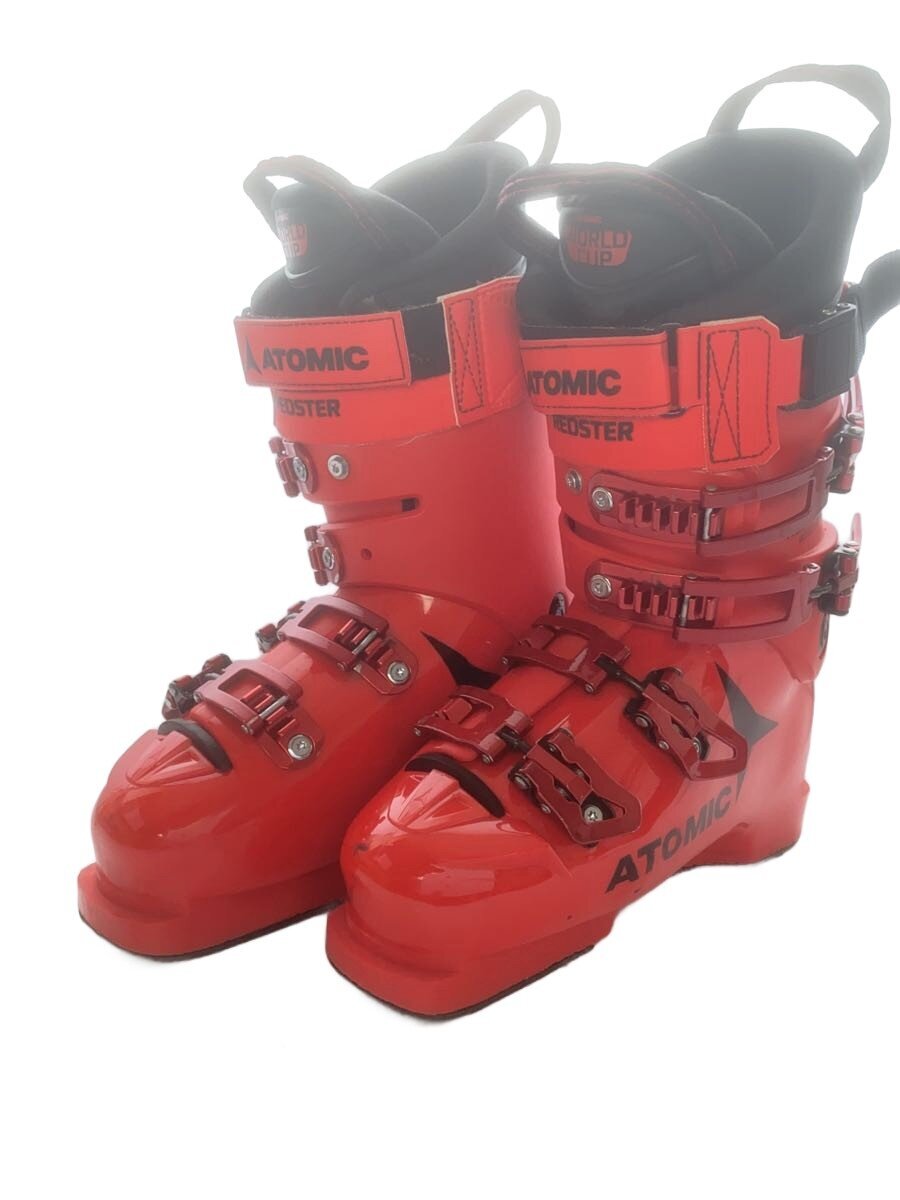 【中古】ATOMIC◆スキーブーツ/25cm/RED/アダルト【スポーツ】