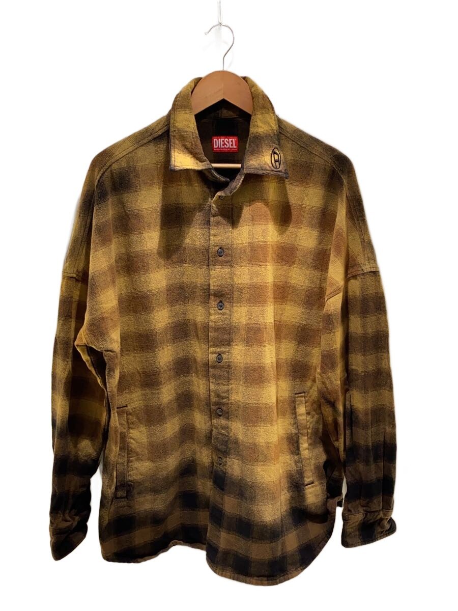 【中古】DIESEL◆長袖プルオーバー/50/綿織物/YLW/読み合わせる/A10687-S-LIMO-PKT-0TGAX【メンズウェア】