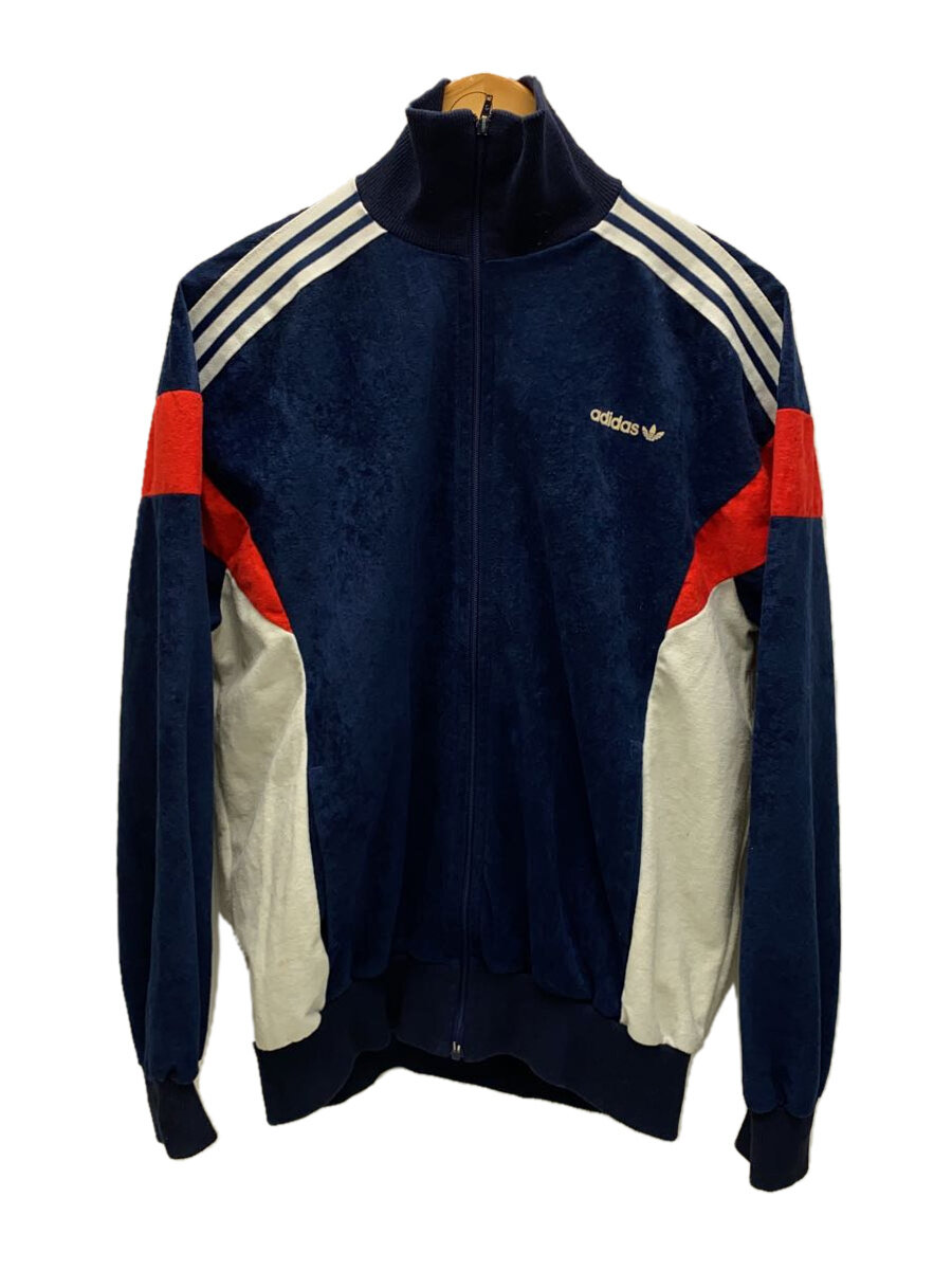【中古】adidas◆プルオーバー/--/ポリエステル/NVY【メンズウェア】