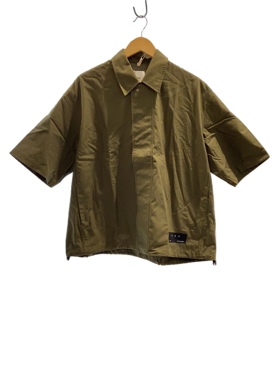 【中古】OAMC(OVER ALL MASTER CLOTH)◆24SS/SALLY SHIRT/半袖プルオーバー/S/綿織物/KHK/24E28OAU23【メンズウェア】