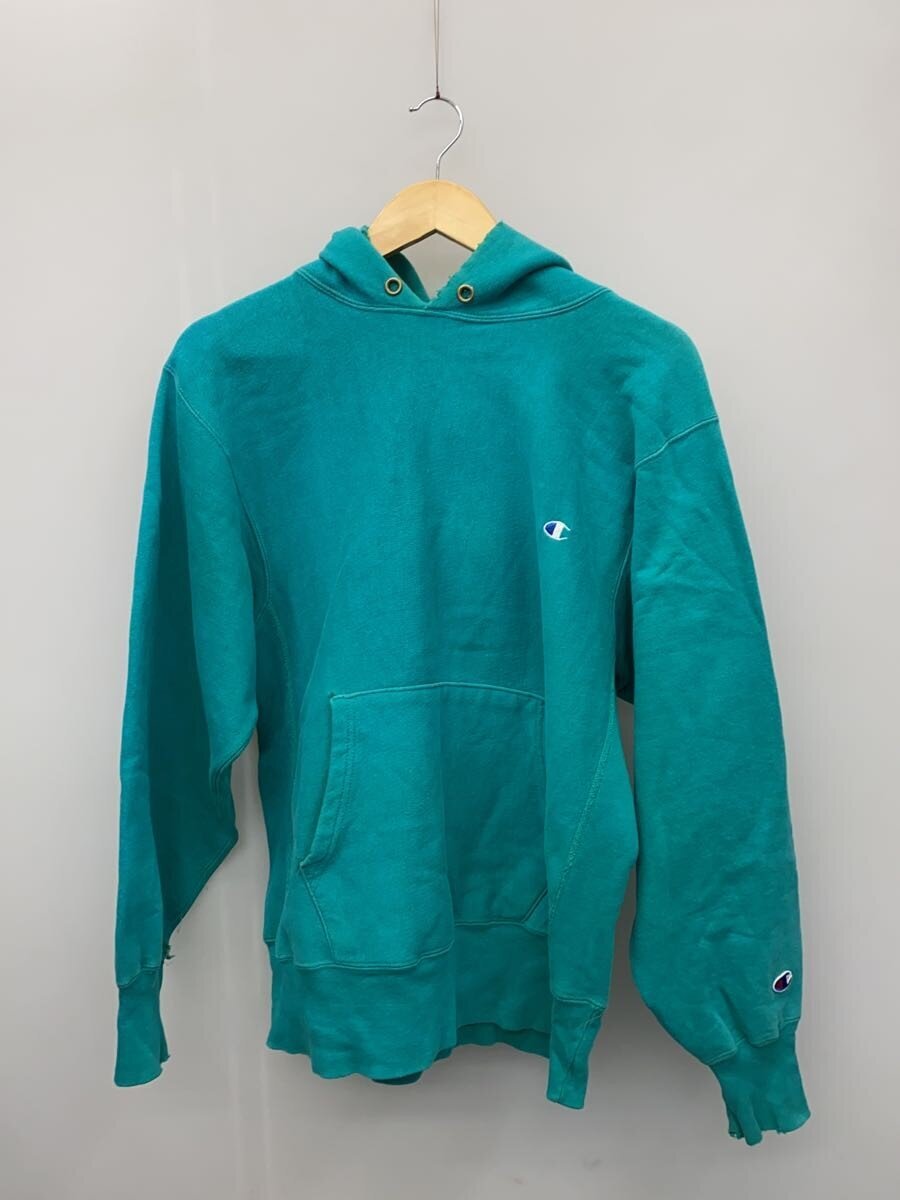 【中古】Champion◆パーカー/L/コットン/BLU/REVERSE WEAVE/90s//【メンズウェア】｜2ｎｄ STREET 店