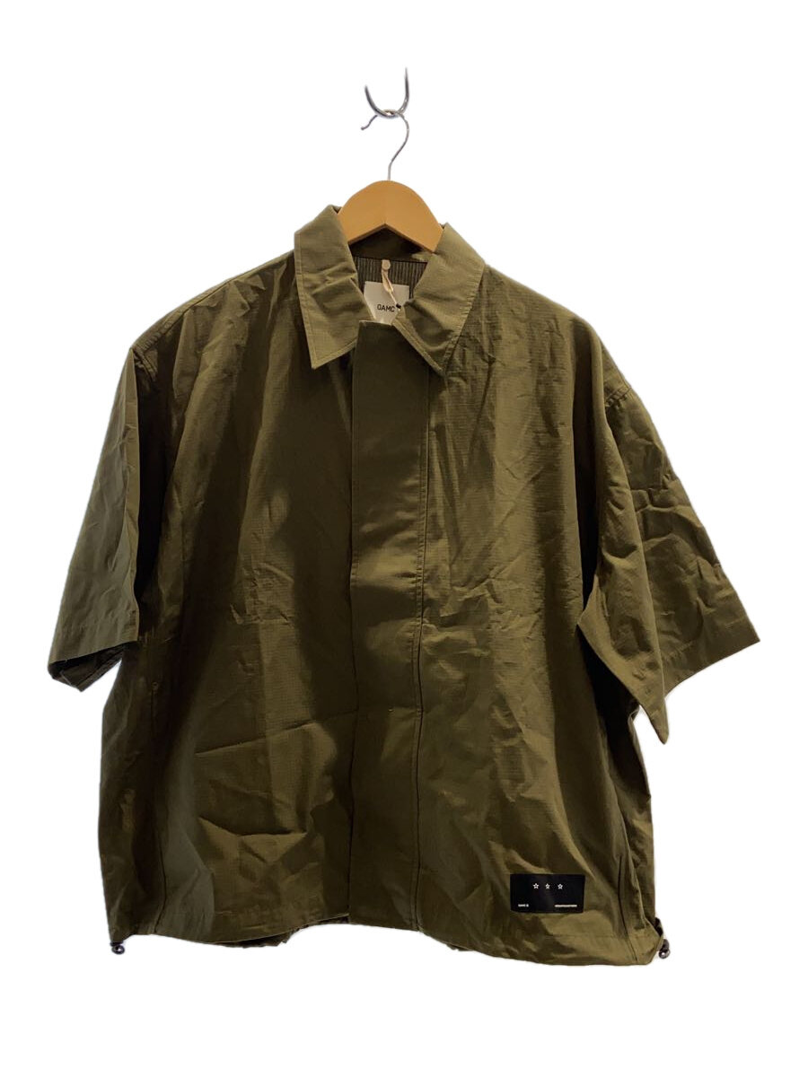 【中古】OAMC(OVER ALL MASTER CLOTH)◆24SS/SALLY SHIRT/半袖プルオーバー/L/綿織物/KHK/24E28OAU23【メンズウェア】