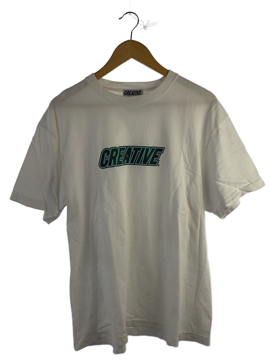【中古】CREATIVE◆プルオーバー/XL/綿織物/WHT【メンズウェア】