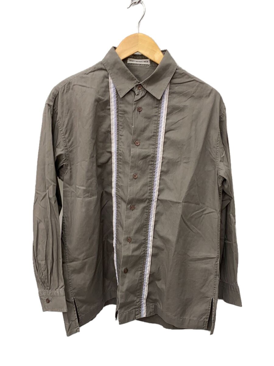 【中古】ISSEY MIYAKE MEN◆長袖プルオーバー/1/綿織物/GRY/無地/ME12FJ063/00s/02SS/【メンズウェア】