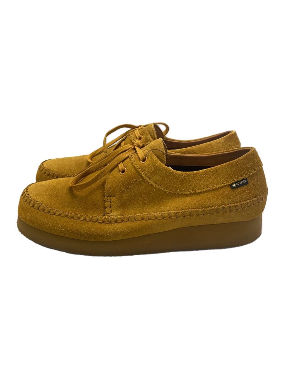 【中古】Clarks◆Weaver GTX/vibram/シューズ/US8.5/駱駝/スウェード/26171747【シューズ】