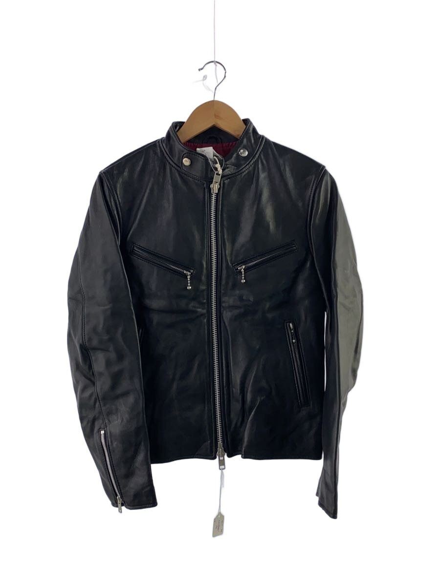 【中古】JAMES GROSE◆CLUBMAN NEW SHEEP/36/羊革/BLK/JAM23S000214【メンズウェア】