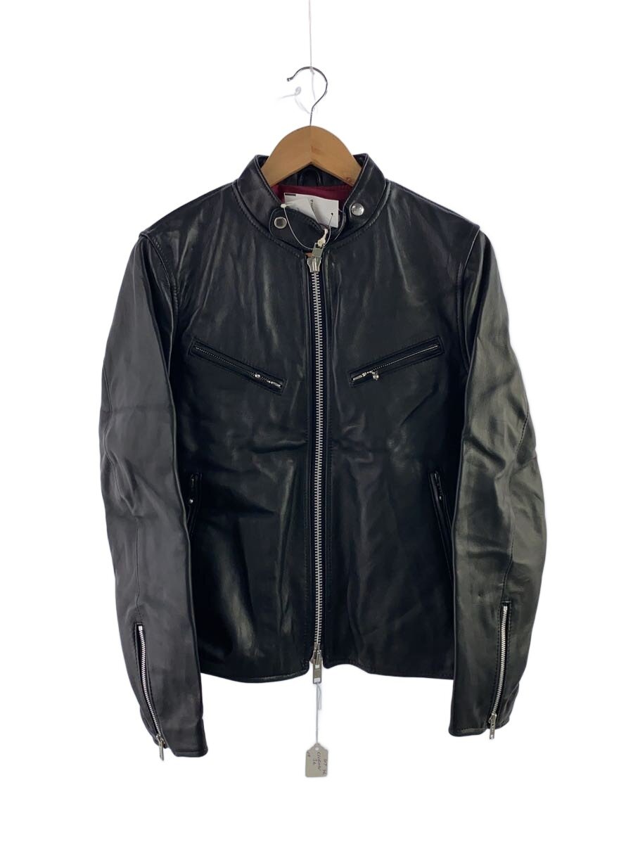 【中古】JAMES GROSE◆CLUBMAN NEW SHEEP/36/羊革/BLK/JAM23S000214【メンズウェア】