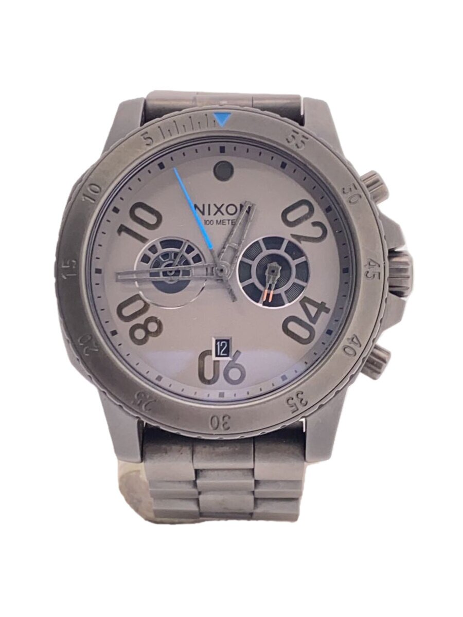 【中古】NIXON◆クォーツ腕時計/アナログ/ステンレス/グレー/グレー/SS【服飾雑貨他】｜2ｎｄ STREET 店