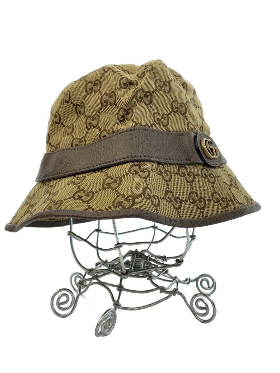 【中古】GUCCI◆フェドラハット/バケットハット/L/キャンバス/CML/総柄/メンズ/576587【服飾雑貨他】｜2ｎｄ STREET 店
