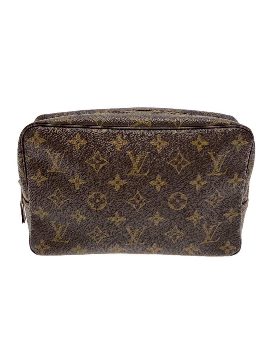 【中古】LOUIS VUITTON◆トゥルース・トワレット28_モノグラム・帆布_BRW/PVC/BRW/M47522/赤銅色/赤銅色【御徒面子】