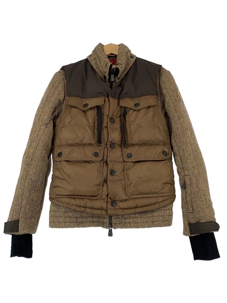 【中古】MONCLER GRENOBLE◆PASTERZE/パステルツェ/ダウンジャケット/O/ウール/BRW/220974190385【メンズウェア】|2nd STREET 店