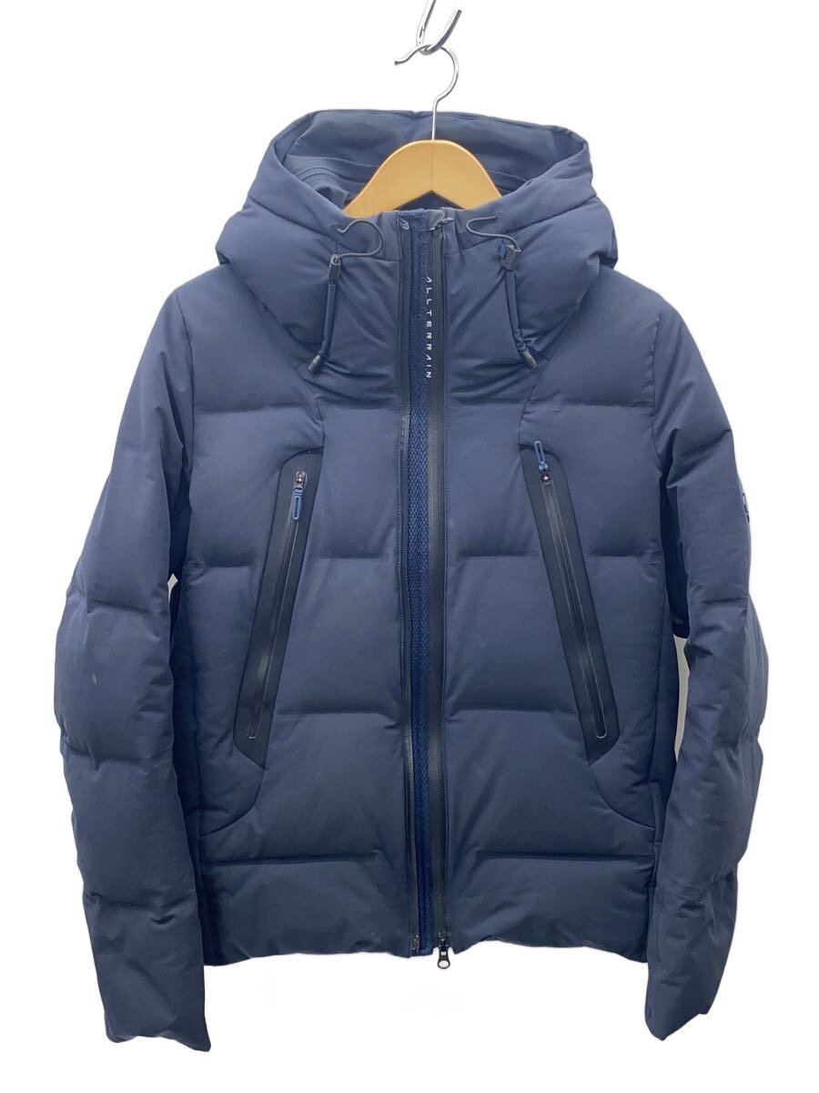 【中古】DESCENTE◆落ち込む上衣/M/ナイロン/NVY/無地/DIA3770U/色褪せ/汚れた状態有/擦れ【メンズウェア】