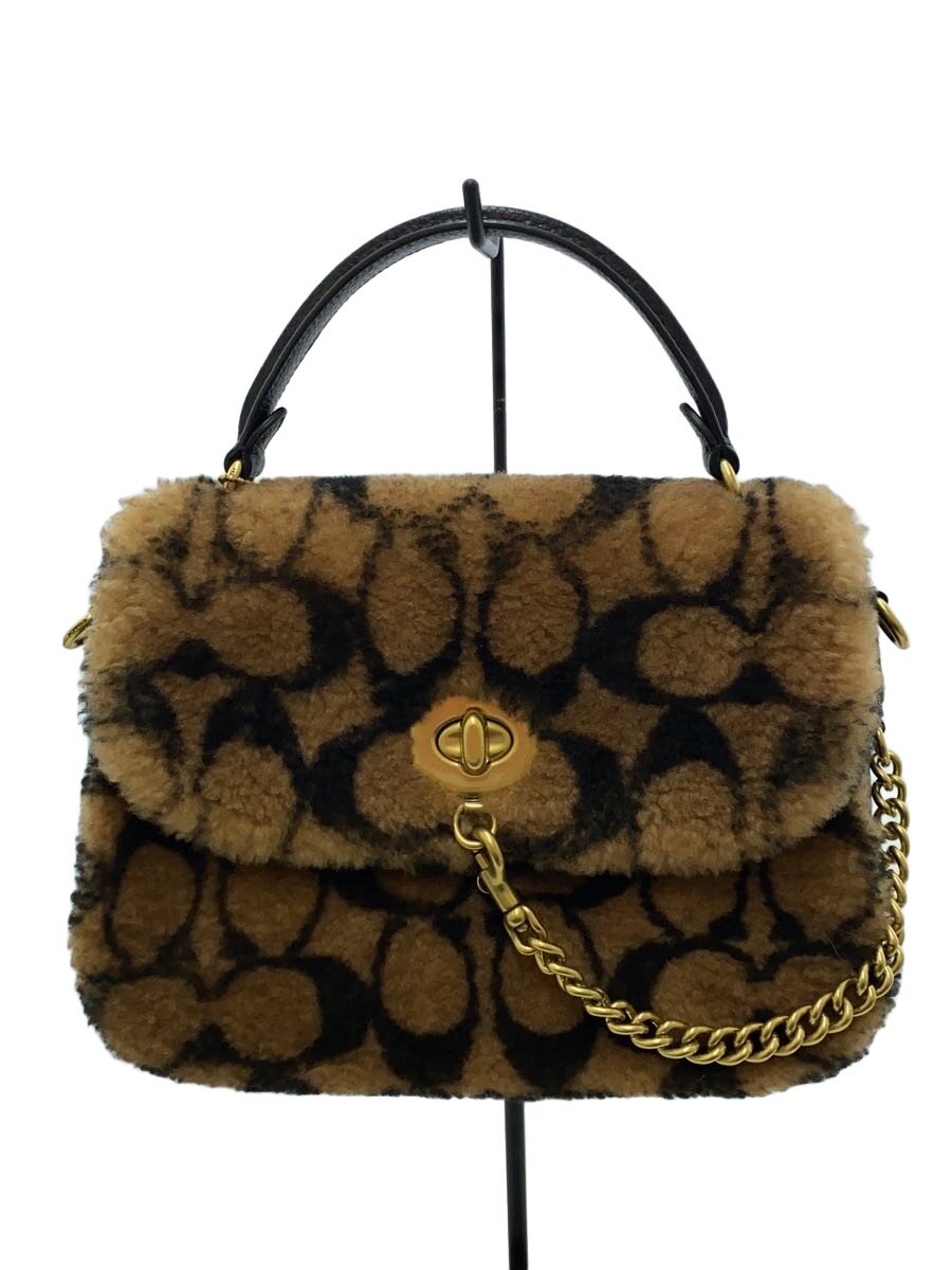 【中古】COACH◆ショルダーバッグ/--/BRW/総柄/G2157-C6492【御徒面子】