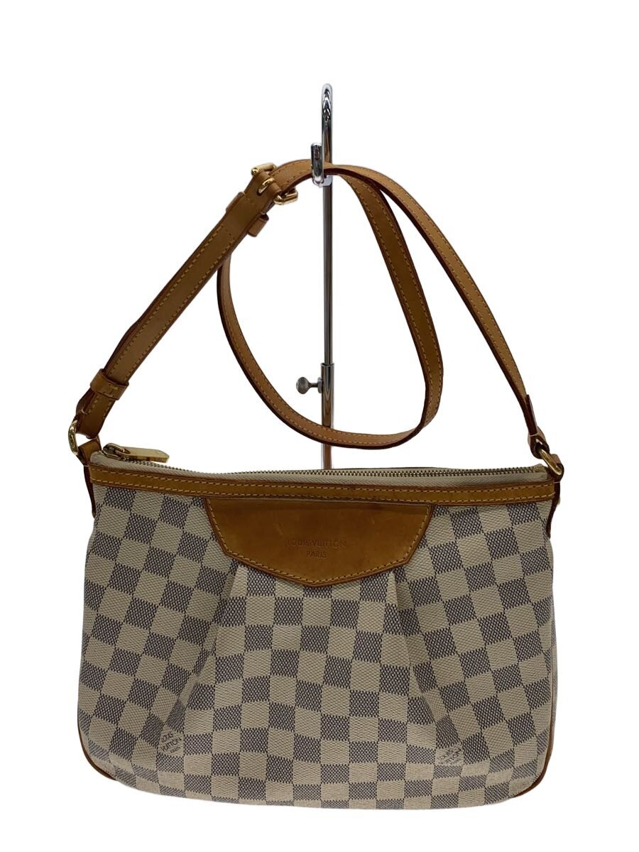 【中古】LOUIS VUITTON◆シラクーサPM_ダミエ・アズール/PVC/WHT【バッグ】|2nd STREET 店