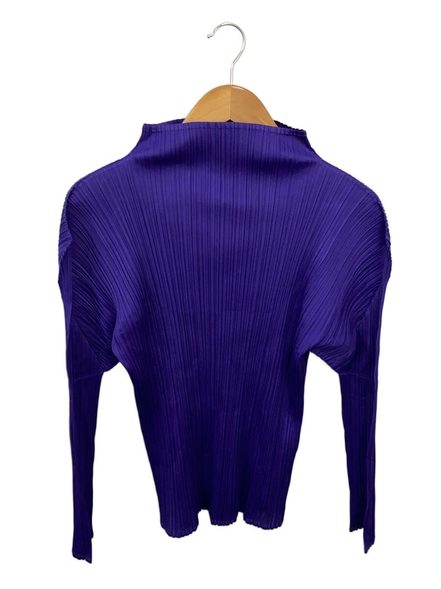【中古】PLEATS PLEASE ISSEY MIYAKE◆長袖カットソー/3/ポリエステル/PUP/PP63-JK505【レディース御召しもの】