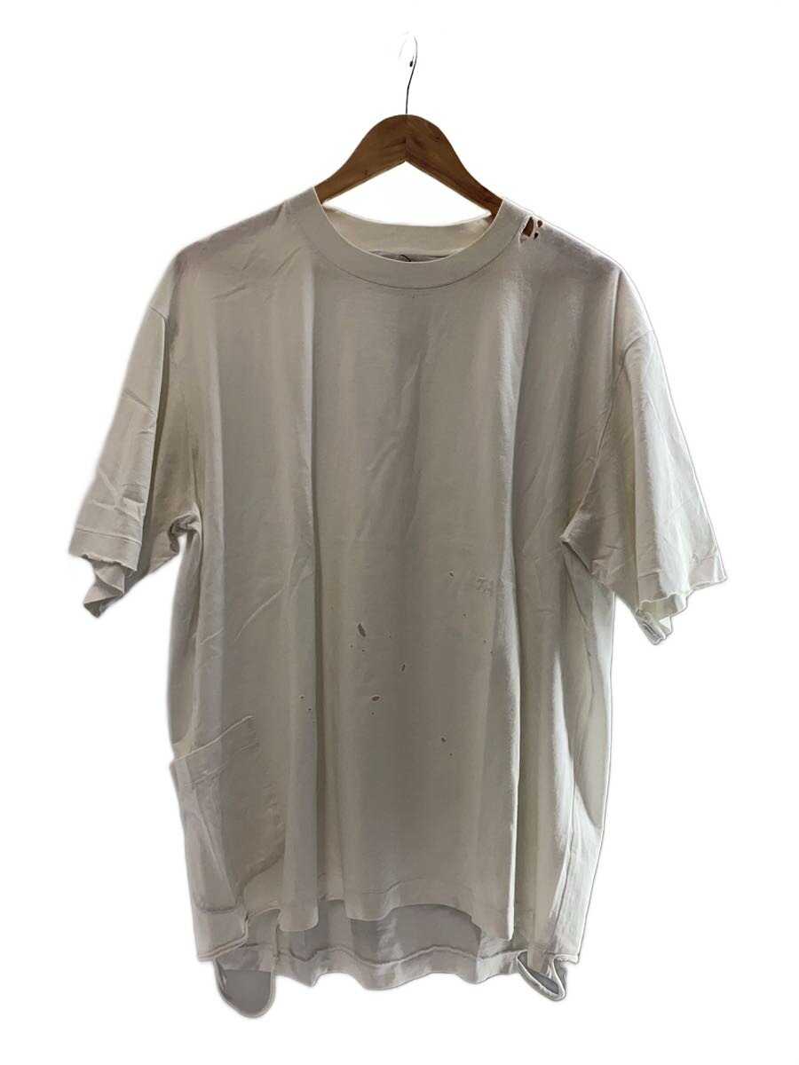 【中古】SUNSEA◆34 T 不都合産業 プルオーバー/3/--/WHT/21S03【メンズウェア】
