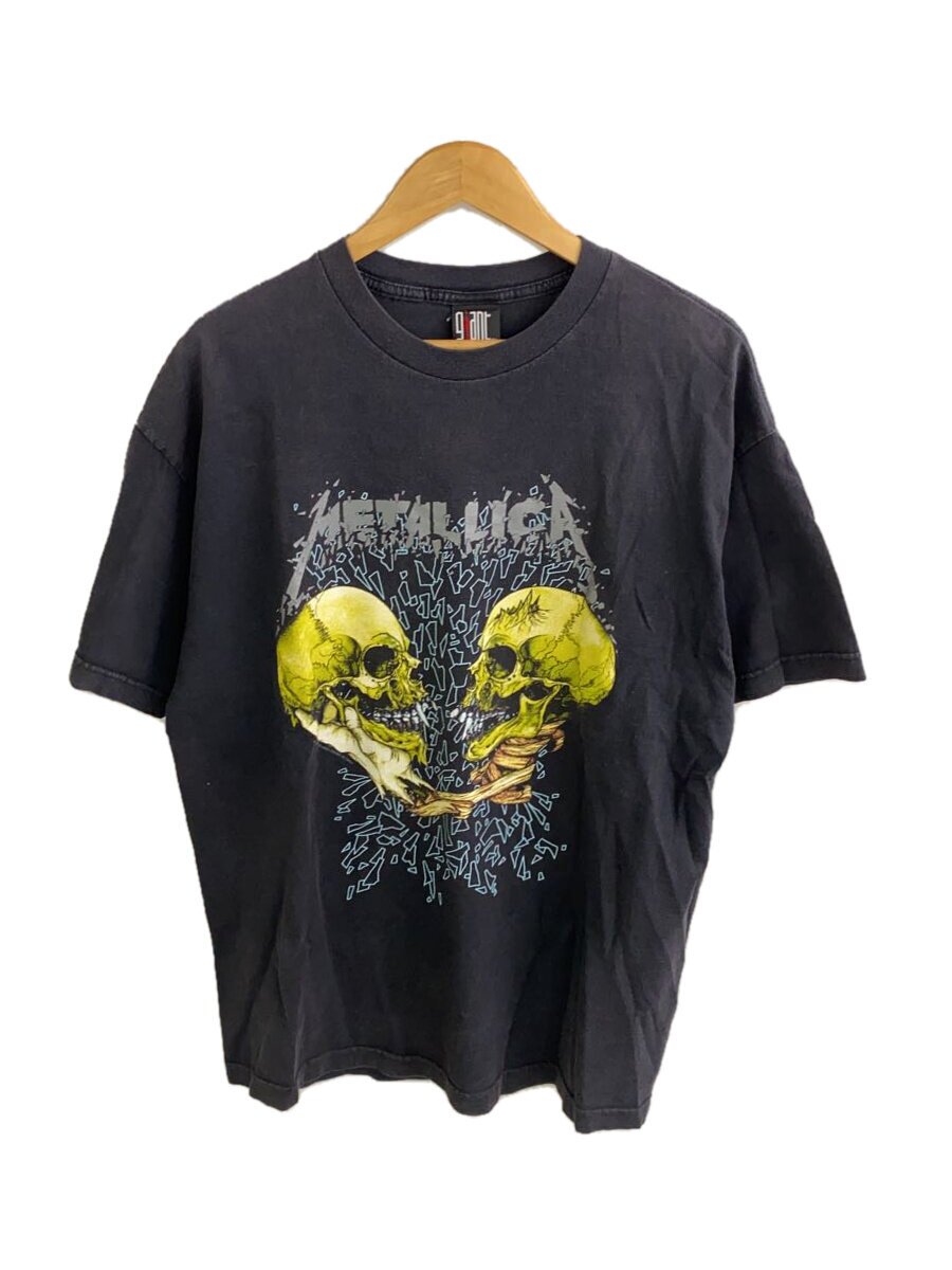 【中古】giant◆PUSHEAD/I M INSIDE I M YOUTプルオーバー/--/綿織物/BLK【メンズウェア】