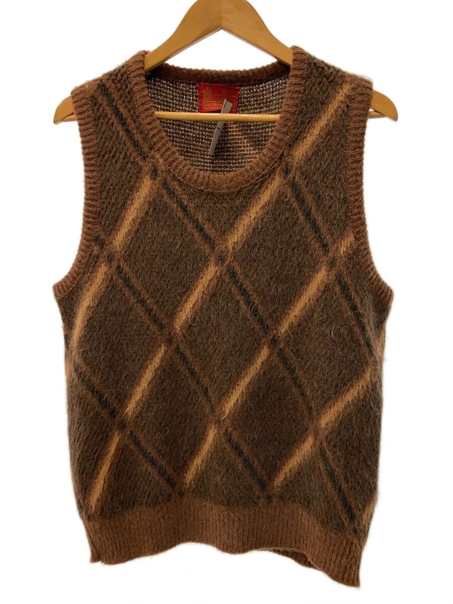 【中古】sears◆60S/編み物より良い(朦々たる)/M/モヘヤ/BRW【メンズウェア】