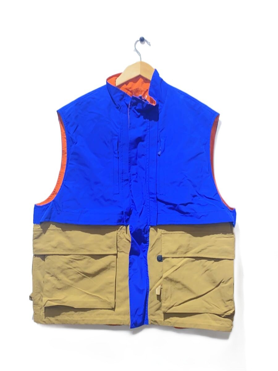 【中古】DAIWA PIER39◆TECH LOGGER MOUNTAIN VEST/より良い/L/BLU/BJ-50023【メンズウェア】