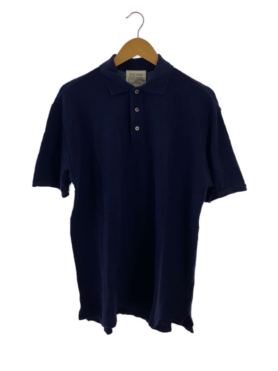 【中古】INSCRIRE◆25SS/Big Polo Shirt/スポーツシャツ/S/綿織物/NVY/I25SS-BC102//【レディースお召しもの】